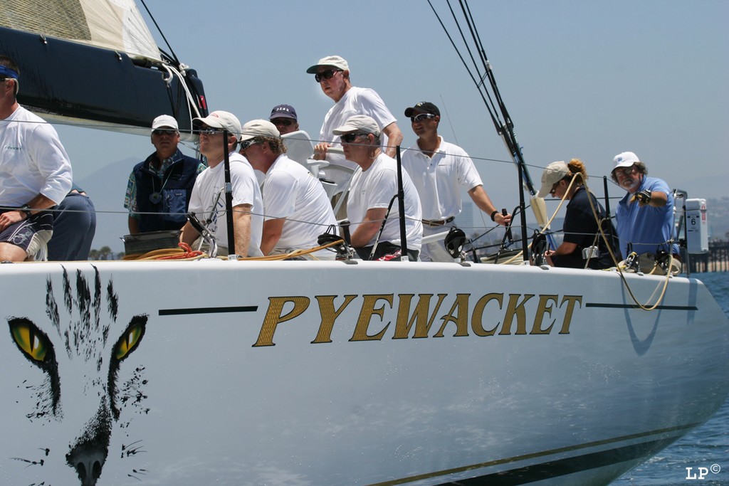 ROY at helm of his’PYEWACKET’  during HOAG REGATTA  5-2007 - ROY DISNEY   at Newport to Ensenada Race event.  © Mary Longpre - Longpre Photos http://www.Longprephotos.smugmug.com